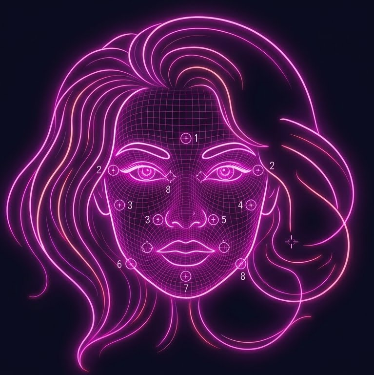 Quant.Skin — анализ зон лица с помощью компьютерного зрения